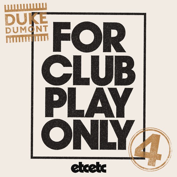 Duke Dumont (FCPO Vol 4 / packshot)