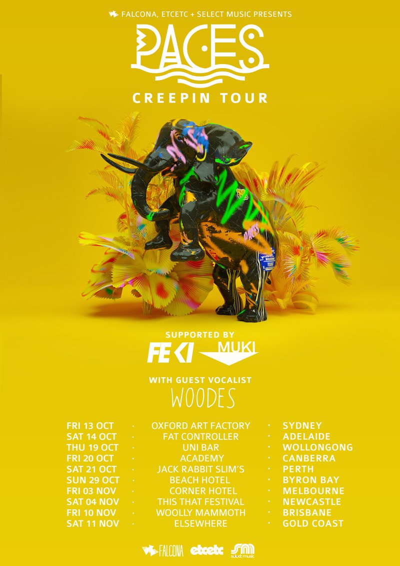 Paces (Creepin Tour Poster / Image)